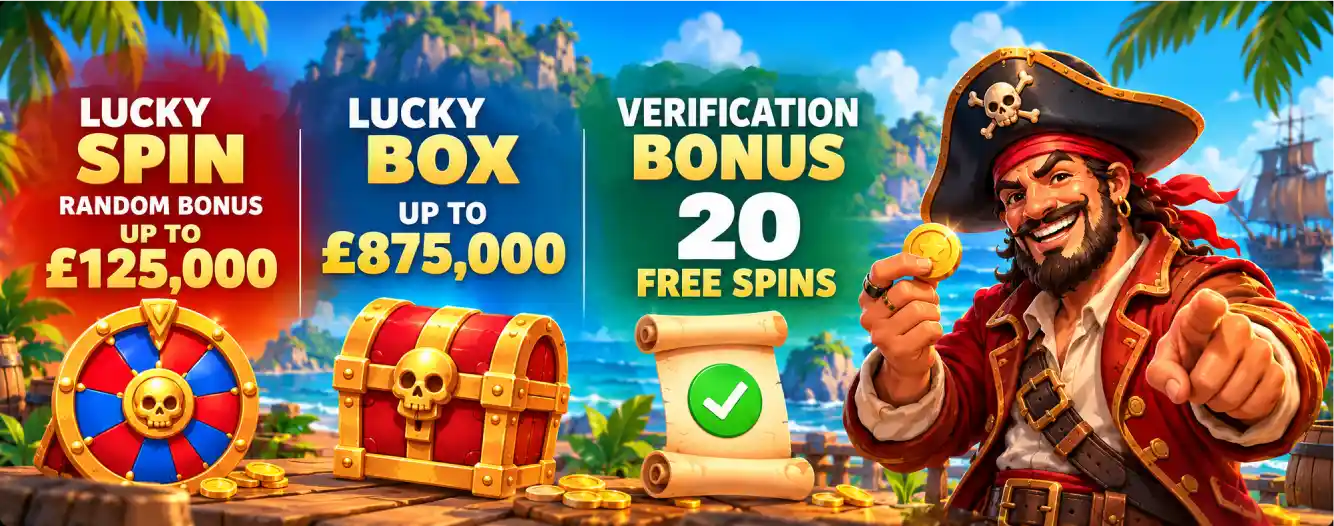 crashpirate casino lucky bonus